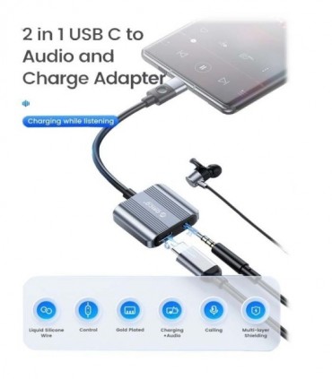 تبدیل Type C به جک 3.5 میلی متر اوریکو AXCP-02