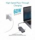 هاب 7 پورت Type C به USB 3.0 با پورت HDMI و LAN و درگاه کارت حافظه با قابلیت PD انکر A8352 