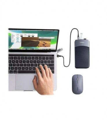 باکس هارد 2.5 اینچ USB 3.1 همراه درگاه کارت حافظه و هاب یوگرین 60620 CM529