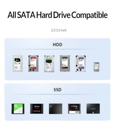 پایه نگهدارنده هارد (داک) 2.5 و 3.5 اینچ USB 3.1 اوریکو 6626C3-C