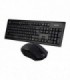 کیبورد و ماوس بی سیم ای فورتک 3000NS بی صدا