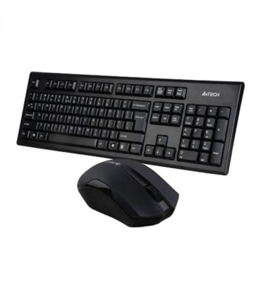 کیبورد و ماوس بی سیم ای فورتک 3000NS بی صدا