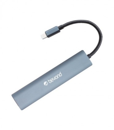 هاب 6 پورت Type C به 3.0 USB با پورت HDMI با قابلیت PD بیاند BA-415