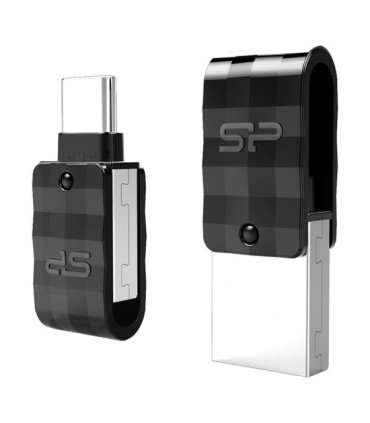 فلش مموری سیلیکون پاور USB 3.2 OTG Mobile C31 ظرفیت 128 گیگابایت