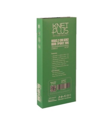 هاب 7 پورت USB 3.2 Gen2 کی نت پلاس KP-HUCMHC37