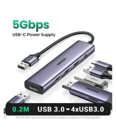 هاب 4 پورت USB 3.0 یوگرین 20805 CM473
