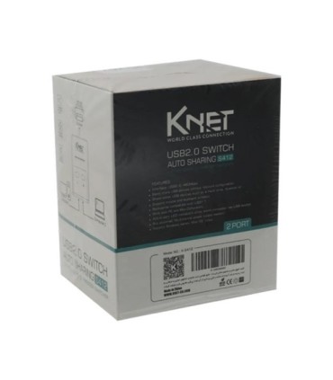 سوئیچ 2 پورت USB اتوماتیک کی نت K-S412