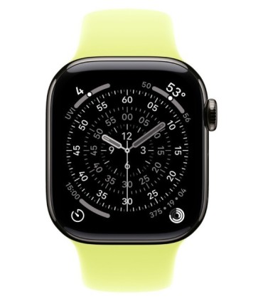 اپل واچ سری 11 تیتانیوم GPS سایز 46mm با بند اسپورت