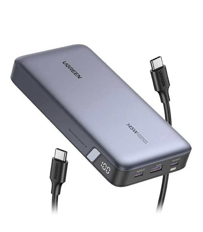 پاور بانک یوگرین PB205 با ظرفیت 25000 میلی آمپر ساعت