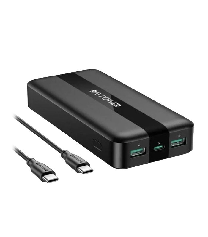 پاور بانک راوپاور RP-PB1235 با ظرفیت 20000 میلی آمپر ساعت