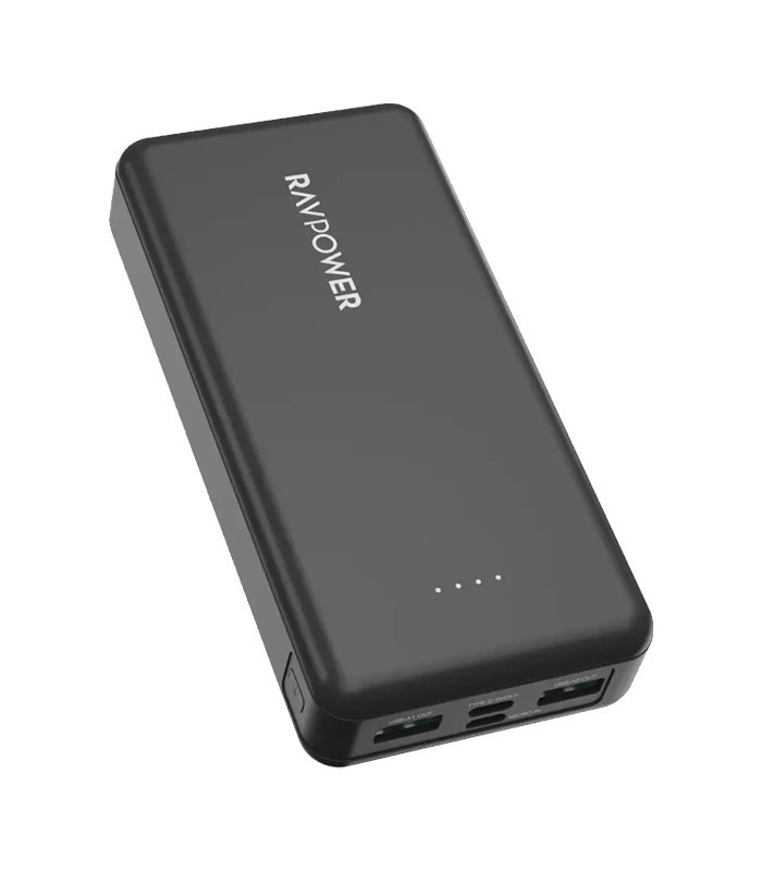پاور بانک راوپاور RP-PB1216 با ظرفیت 20000 میلی آمپر ساعت
