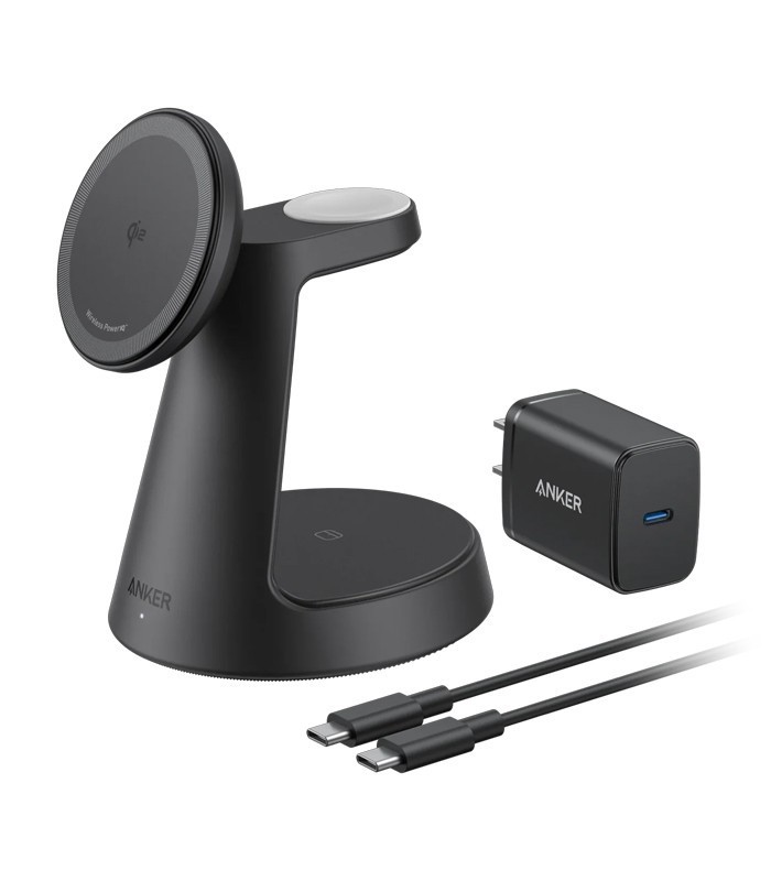 شارژر وایرلس انکر B25M4 MagGo 3-in-1