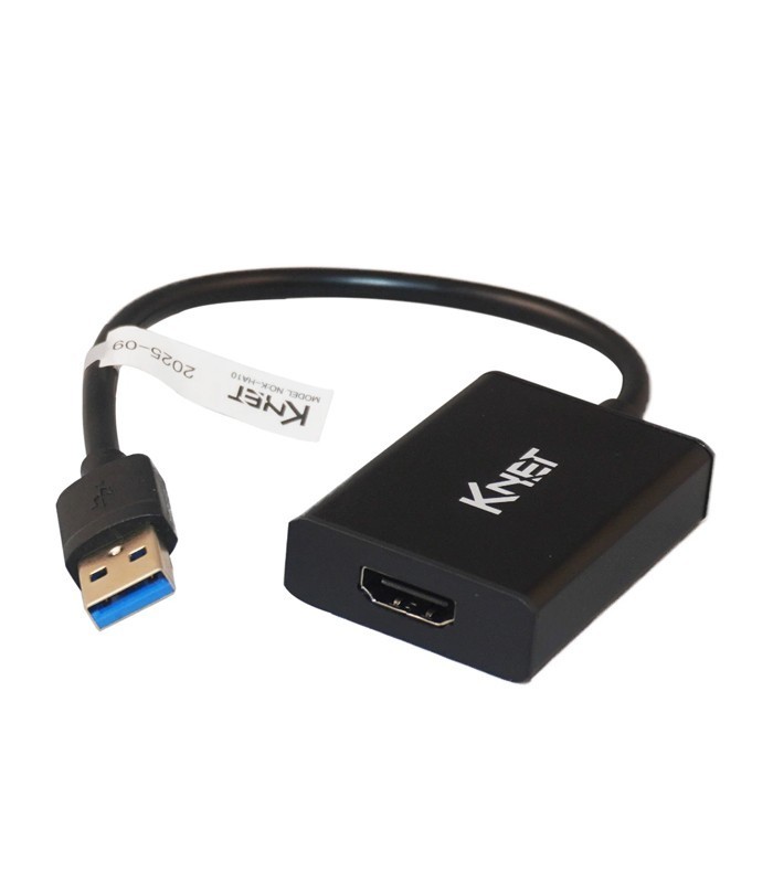 تبدیل USB 2.0 به HDMI کی نت K-HA10