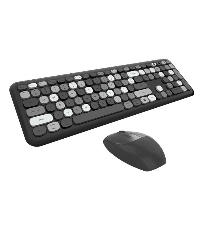 کیبورد و ماوس بی سیم مافی 666 Colorful