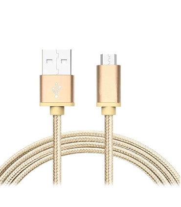 کابل Micro USB کنفی با کانکتور فلزی (موبایل و تبلت) فرانت FN-U2MB12