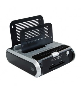 نگهدارنده هارد (داک) 2.5 و 3.5 اینچ USB 3.0 با 2 پورت ورودی SATA همراه درگاه کارت حافظه و هاب فرانت FN-U3DS111