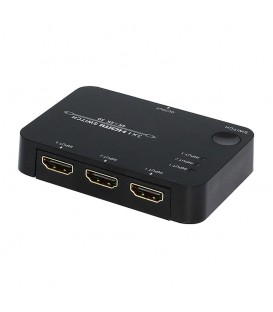 سوئیچ 3 پورت HDMI با قابلیت 3D و رزولوشن 4Kx2K با ریموت کنترل فرانت FN-S153