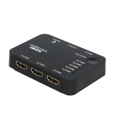 سوئیچ 5 پورت HDMI با قابلیت 3D و رزولوشن 4Kx2K با ریموت کنترل فرانت FN-S155