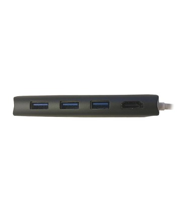 هاب 8 پورت Type C به USB با پورت LAN و درگاه کارت حافظه بیاند BA-495