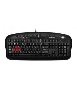 کیبورد باسیم گیمینگ ای فورتک KB-28G با حروف فارسی