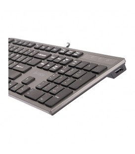 کیبورد باسیم ای فورتک KV-300H با حروف فارسی