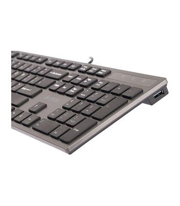 کیبورد باسیم ای فورتک KV-300H با حروف فارسی