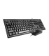 کیبورد و ماوس باسیم ای فورتک KR-8372 با حروف فارسی
