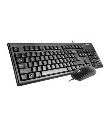 کیبورد و ماوس باسیم ای فورتک KR-8372 با حروف فارسی