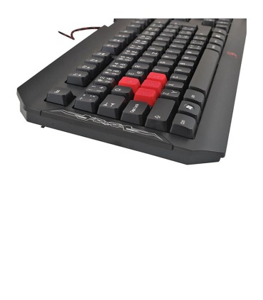 کیبورد و ماوس باسیم گیمینگ ای فورتک Q1100 با حروف فارسی