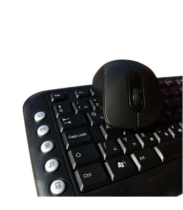 کیبورد و ماوس بی سیم ای فورتک 7200N با حروف فارسی