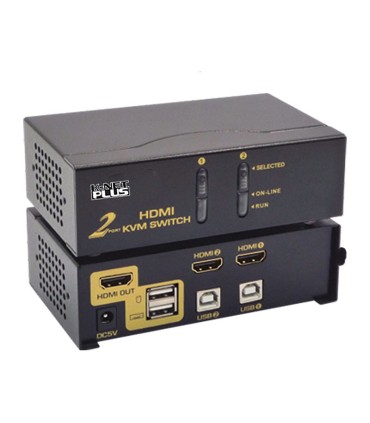 کی وی ام سوئیچ 2 پورت HDMI اتوماتیک کی نت پلاس KP-H622