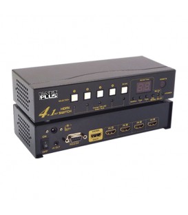 سوئیچ 4 پورت HDMI همراه آداپتور کی نت پلاس KPS7204