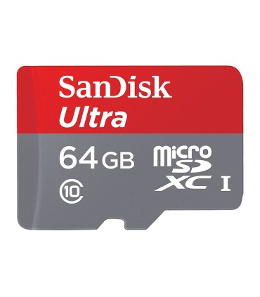 کارت حافظه microSDXC سن دیسک Ultra کلاس 10 سرعت 80MBps ظرفیت 64 گیگابایت همراه با آداپتور SD