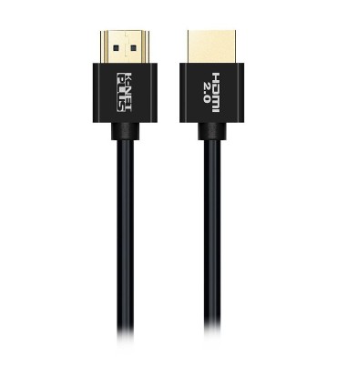 کابل HDMI 2.0 Supper Slim کانکتور طلایی کی نت پلاس KP-HC176