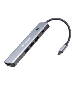 هاب 5 پورت Type C به 3.0 USB با پورت HDMI با قابلیت PD بیاند BA-414