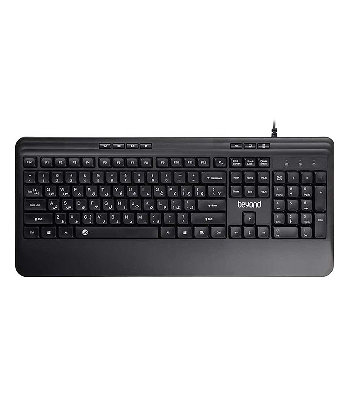 کیبورد باسیم بیاند BK-9100 بی صدا با حروف فارسی