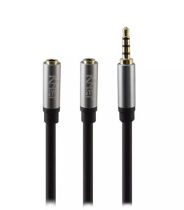 تبدیل 1 به 2 صدا 3.5 میلی متر TRS ماده کی نت K-C131