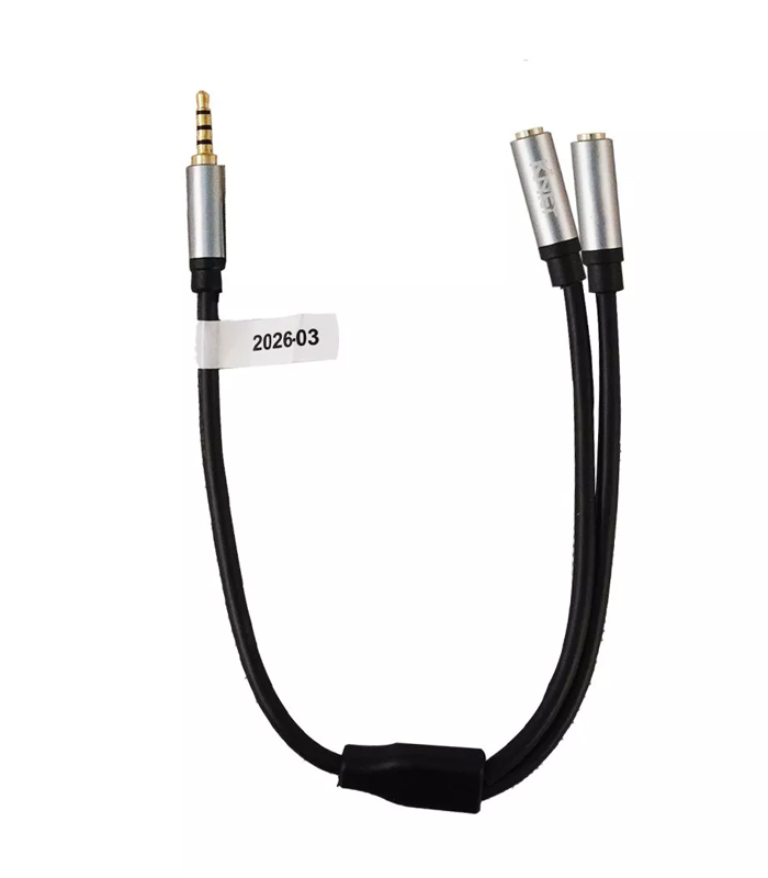 تبدیل 1 به 2 صدا 3.5 میلی متر TRS ماده کی نت K-C131 - تصویر 2