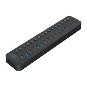 هاب 16 پورت USB 3.0 کلید دار همراه آداپتور اوریکو CT2U3-16AB