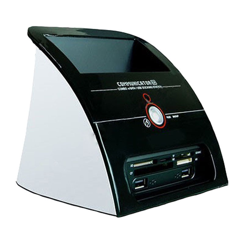 پایه نگهدارنده هارد (داک) 2.5 و 3.5 اینچ USB 2.0 با 2 پورت ورودی SATA همراه رم ریدر و هاب فرانت FN-U2DS112