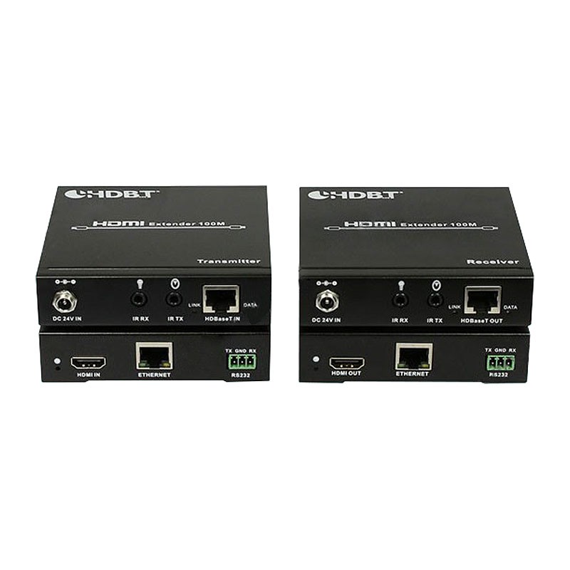 افزایش طول RS232 و LAN و 1.4 HDMI بر روی کابل شبکه تا 100 متر با ریموت کنترل فرانت FN-H100