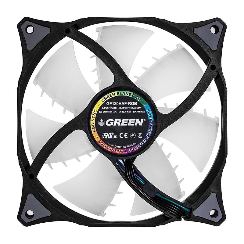 فن کیس گرین GF120-RGB