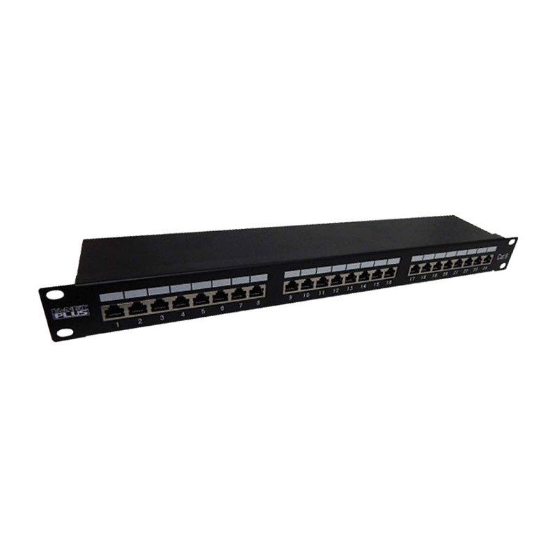 پچ پنل 24 پورت همراه با کیستون Cat6 STP کی نت پلاس KP-N1130