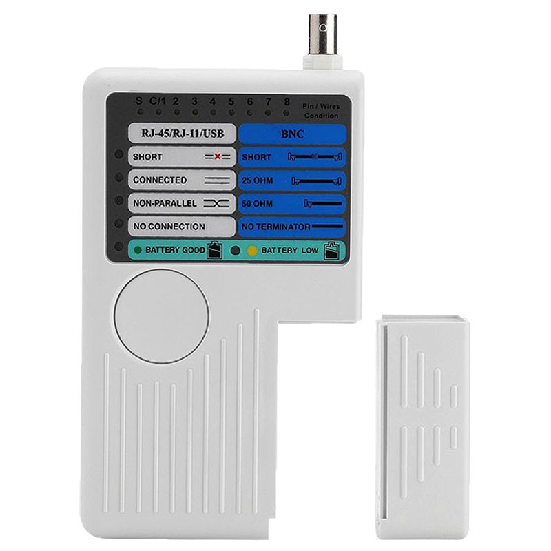 تستر کابل شبکه Rj45 – Rj11 – USB – BNC کی نت K-N8000