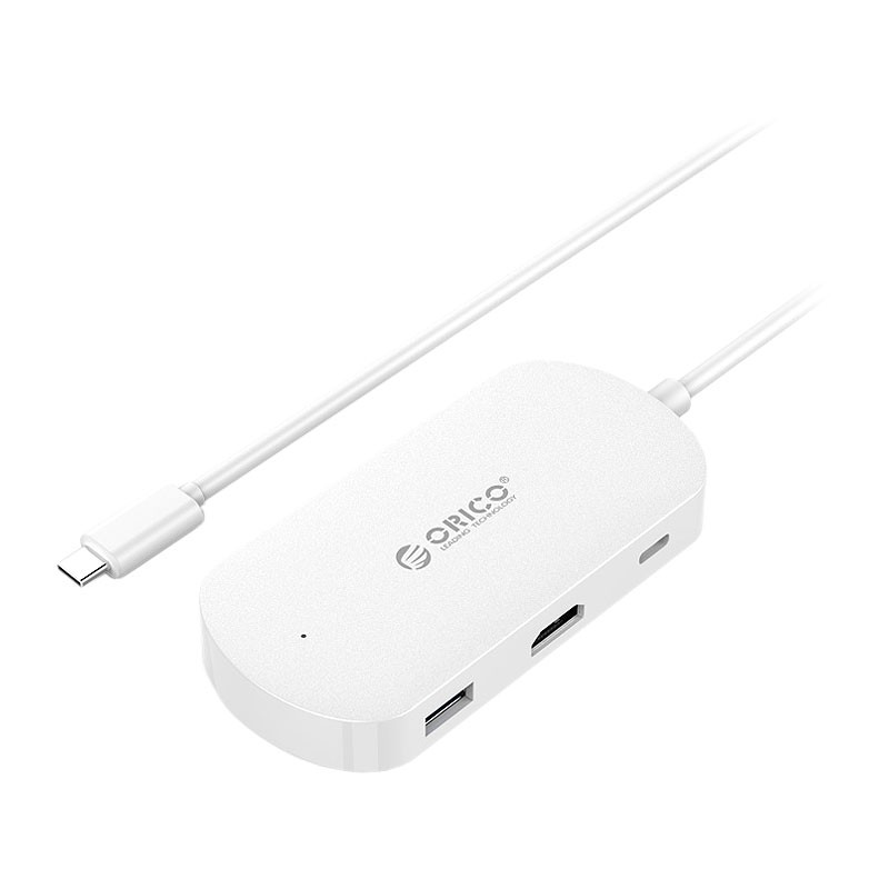 هاب 3 پورت Type C به 3.0 USB با پورت HDMI با قابلیت PD اوریکو TCH1