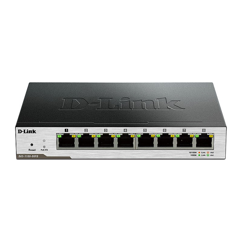 سوئیچ 8 پورت دی لینک DGS‑1100-08PD
