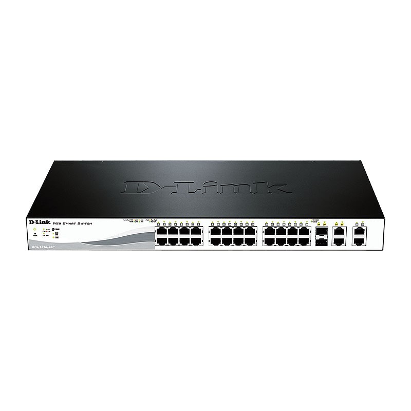 سوئیچ 28 پورت دی لینک DES-1210-28P