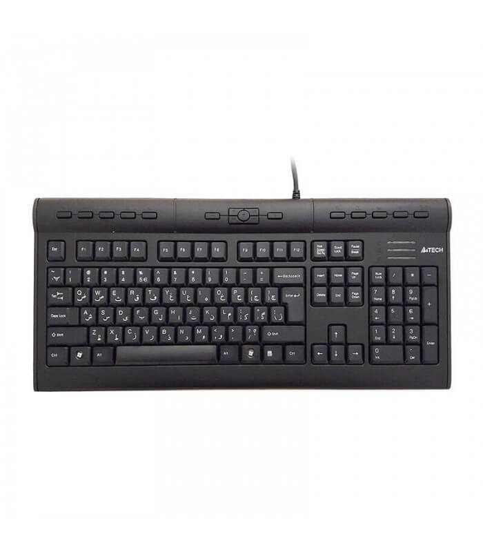 کیبورد باسیم ای فورتک KL-7MUU با حروف فارسی