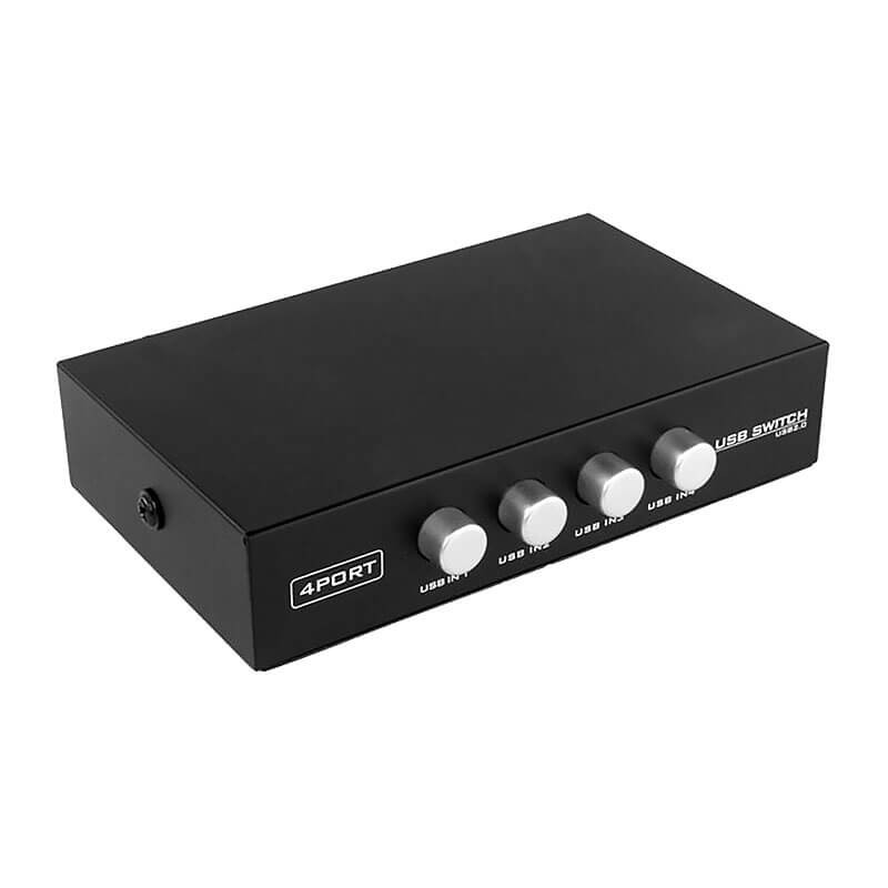 سوئیچ 4 پورت USB دستی وی نت V-SWUSBM04