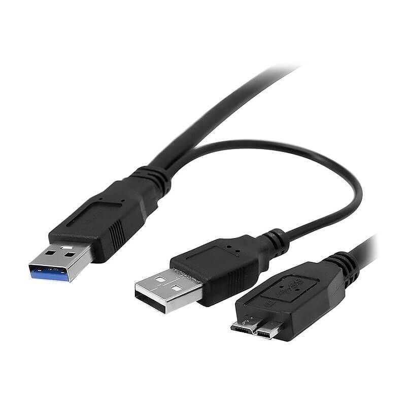 کابل Micro USB 3.0 همراه پورت تقویت کننده USB 2.0 (هارد) فرانت FN-U3CY02